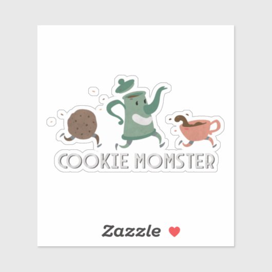 Sticker Momster de biscuit (Feuille)