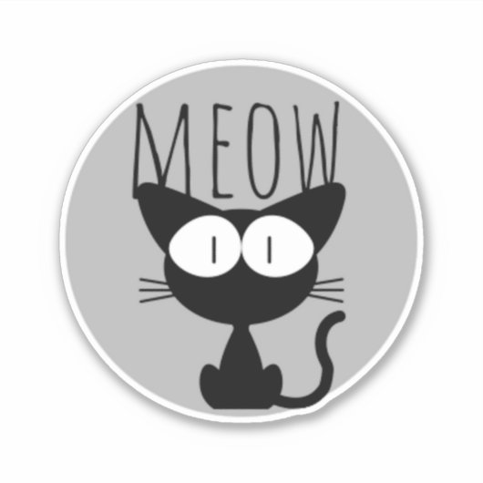 Sticker mon chat. (Devant)