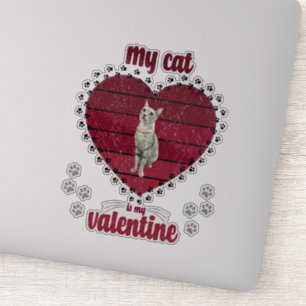 Sticker Mon Chat Est Ma Saint Valentin