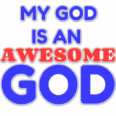 STICKER MON DIEU EST INCONTOURNABLE (Devant)