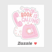 Sticker Mon livre m'appelle  (Feuille)