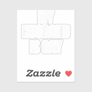 Sticker Mon Mari Est Gay