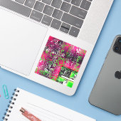 Sticker Mon Nom N'Est Pas Donna (Ordinateur portable avec iPhone)