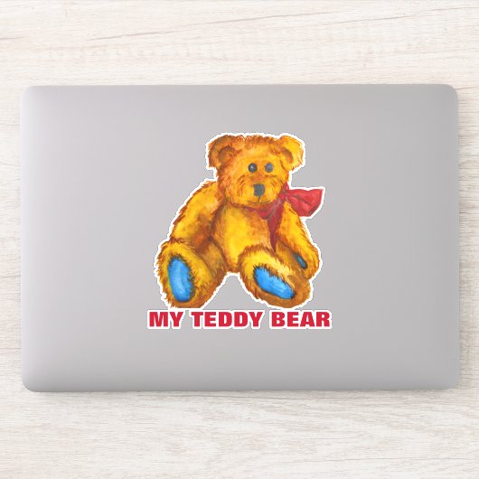 Sticker Mon ours en peluche (Ordinateur)
