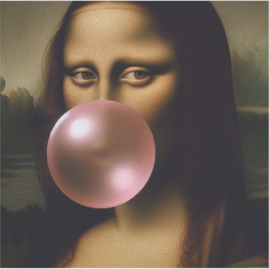 Sticker Mona Lisa (Devant)