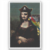 Sticker Mona Lisa Pirate (Recto)