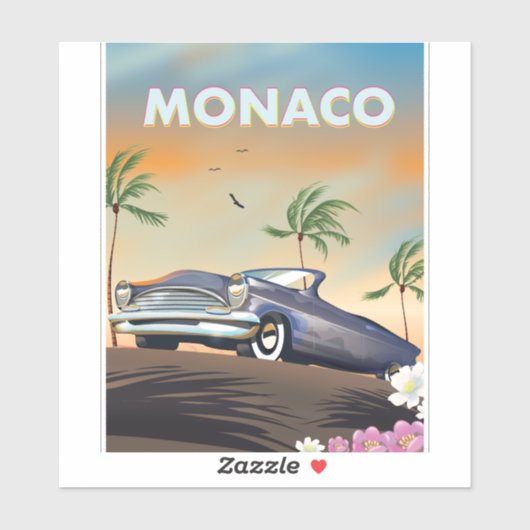Sticker Monaco (Feuille)