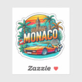 Sticker Monaco (Feuille)