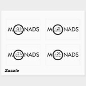 Sticker Monads rectangulaire (Feuille)