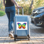 Sticker Monarque papillon arc-en-ciel (Valise Insitu)