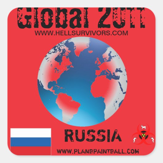 Sticker mondial Russie 2011 (Devant)