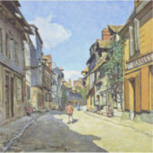 Sticker Monet - La Rue Bavolle à Honfleur (Devant)
