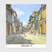 Sticker Monet - La Rue Bavolle à Honfleur (Feuille)