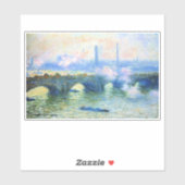 Sticker Monet - Pont de Waterloo, Londres, (Feuille)