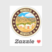 Sticker Mongolie (Feuille)