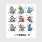 Sticker Monkey Bloons Td 6 (Feuille)