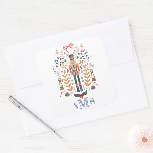 Sticker Monogram Ballet Nutcracker (Enveloppe)