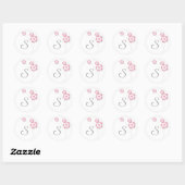 Sticker Monogram Cherry Blossom (Feuille)