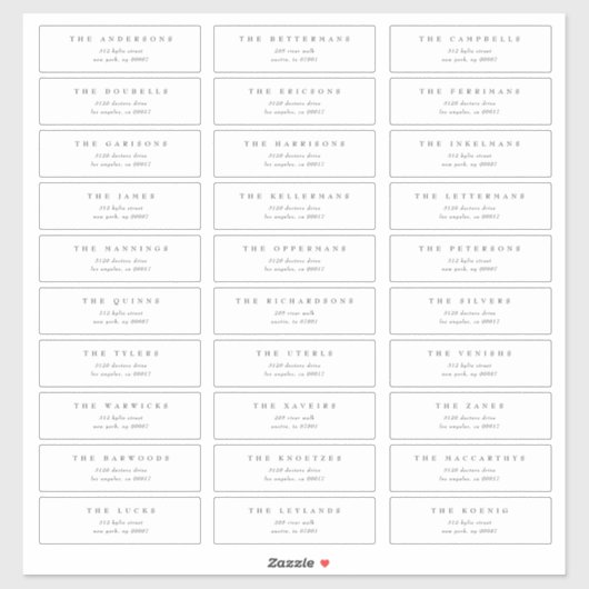 Sticker Monogram Crest classique Mariage élégant (Feuille)