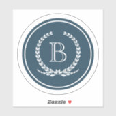 Sticker Monogram design (Feuille)