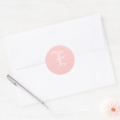 Sticker Monogram E mariage Ancien Style Anglais Ro (Enveloppe)