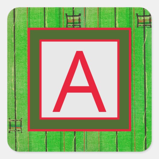 STICKER MONOGRAM ENVELOPE SEAL (Voorkant)