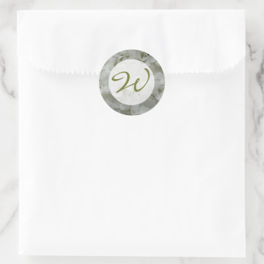 Sticker Monogram Hydrangea (Sac)