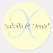 Sticker Monogram Mariage Monogram (Devant)