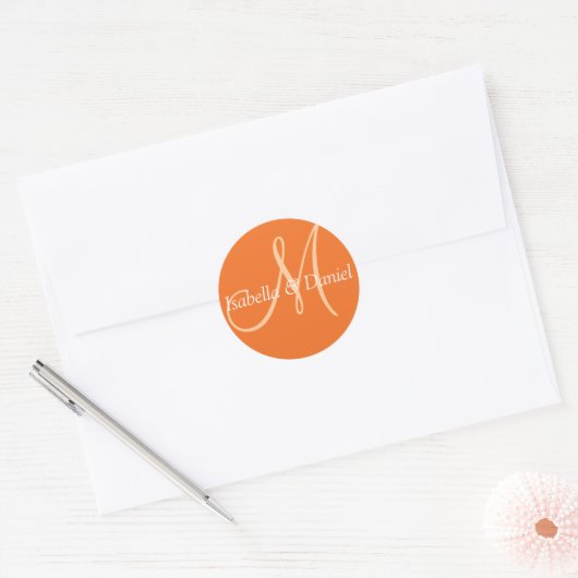 Sticker Monogram Mariage Monogram (Enveloppe)