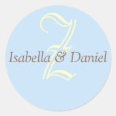 Sticker Monogram Mariage Monogram (Devant)