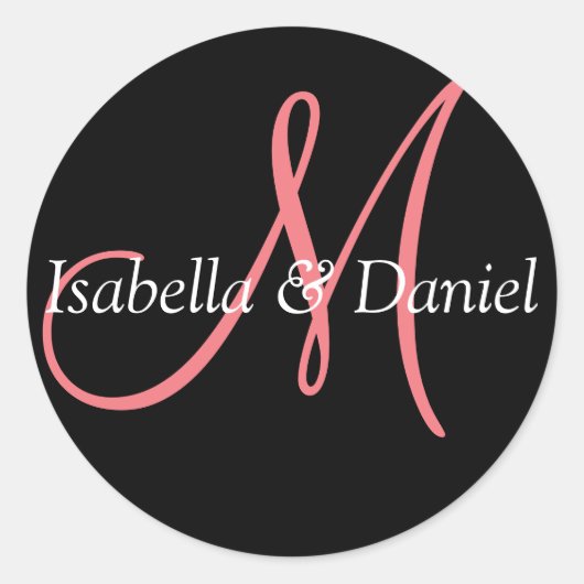 Sticker Monogram Mariage Monogram (Devant)