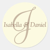 Sticker Monogram Mariage Monogram (Devant)