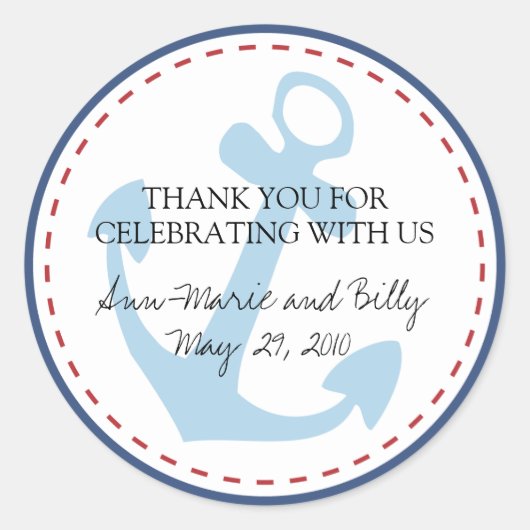 Sticker Monogram mariage - Personnalisez-le ! (Devant)