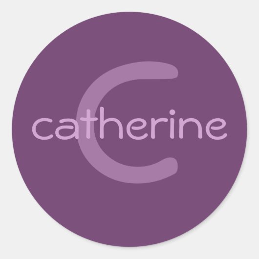 Sticker Monogram & Name (Devant)