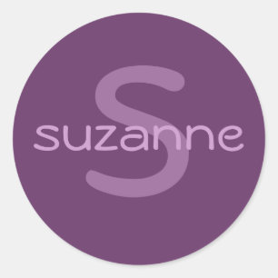Sticker Monogram & Name
