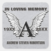 Sticker Monogram Silver (Devant)