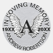 Sticker Monogram Silver (Devant)