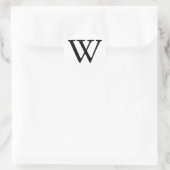 Sticker Monogram W Mariage Seal (Sac)