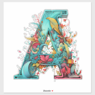 Sticker Monogramme A Allure