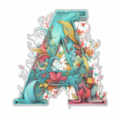 Sticker Monogramme A Allure (Devant)