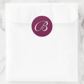 Sticker Monogramme "B" personnalisable (Sac)