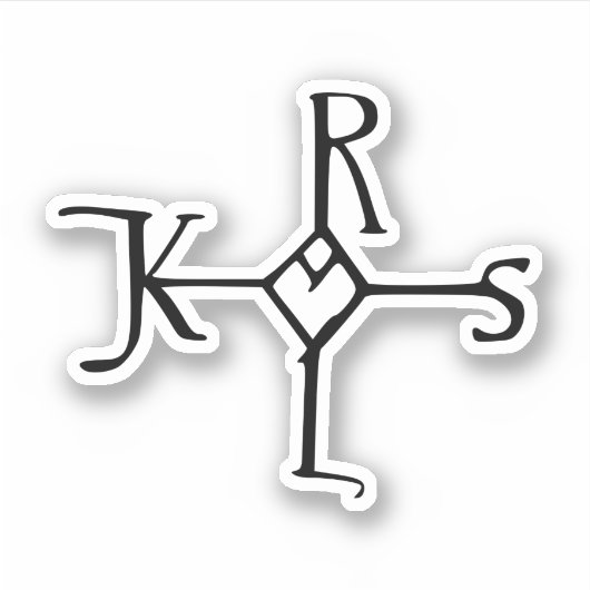 Sticker Monogramme de Charlemagne (Devant)