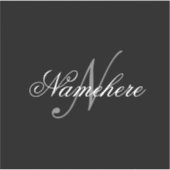 Sticker Monogramme de nom noir et blanc personnalisé uniqu (Devant)