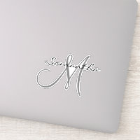 Monogramme découpe découpe personnalisée
