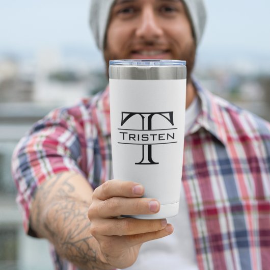 Sticker Monogramme découpé personnalisé sur mesure