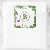 Sticker Monogramme Feuille Palm (Sac)