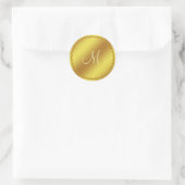 Sticker Monogramme Gold Faux Foil (Sac)
