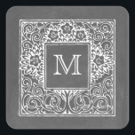 Sticker Monogramme Inspiré De Chalkboard<br><div class="desc">Un autocollant au design inspiré du tableau de bord. Personnalisez avec votre initiale.</div>