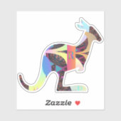 Sticker Monogramme R Kangaroo (Feuille)