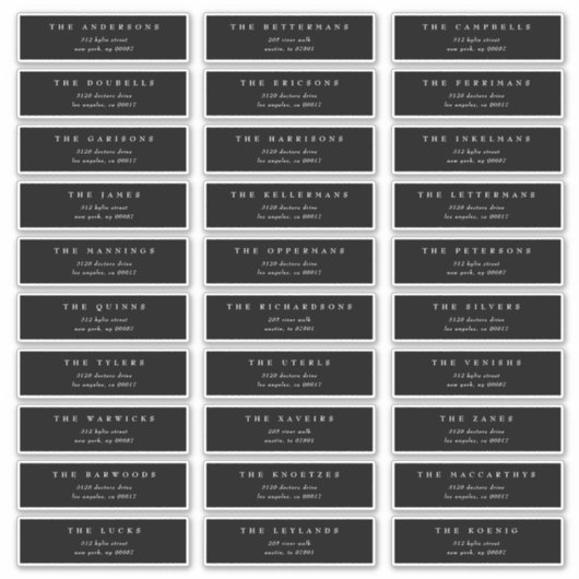 Sticker Monogramme traditionnel Noir Crest Mariage classiq (Devant)